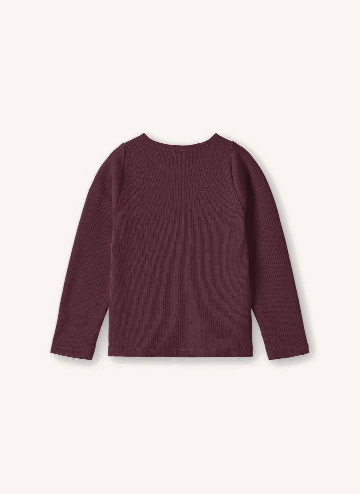 Fliink - Kenna Fitilli T-Shirt | Bordeaux