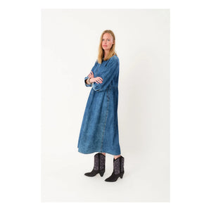 Lollys Laundry - Vestido vaquero Aliya | Azul