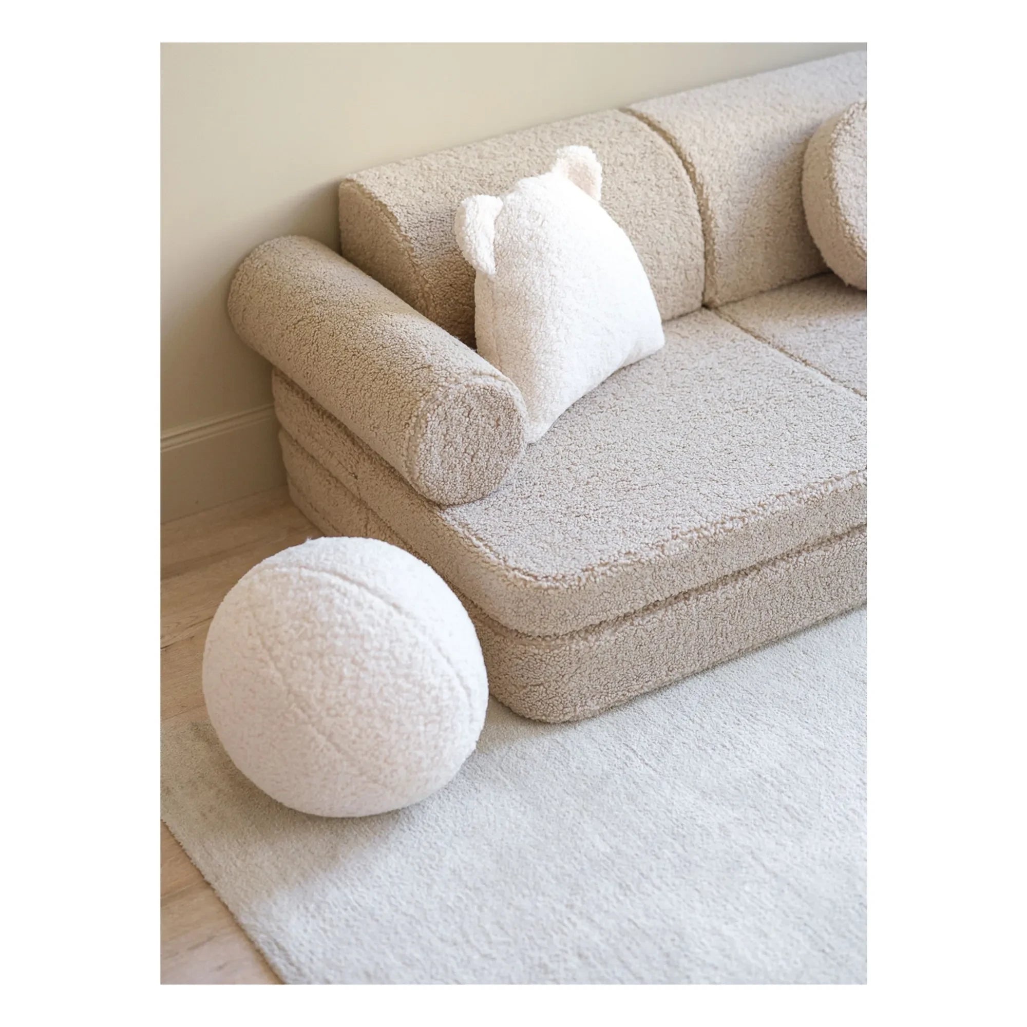 Wigiwama - Modular Plush Sofa | Beige