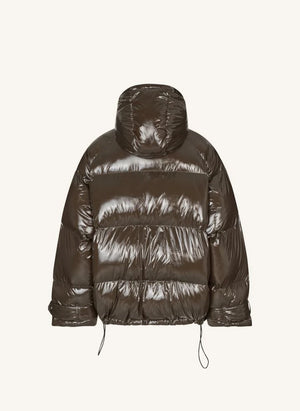 Lollys Laundry - Shelby Recycled Fiber-Filled Puffer Jacket | Brown