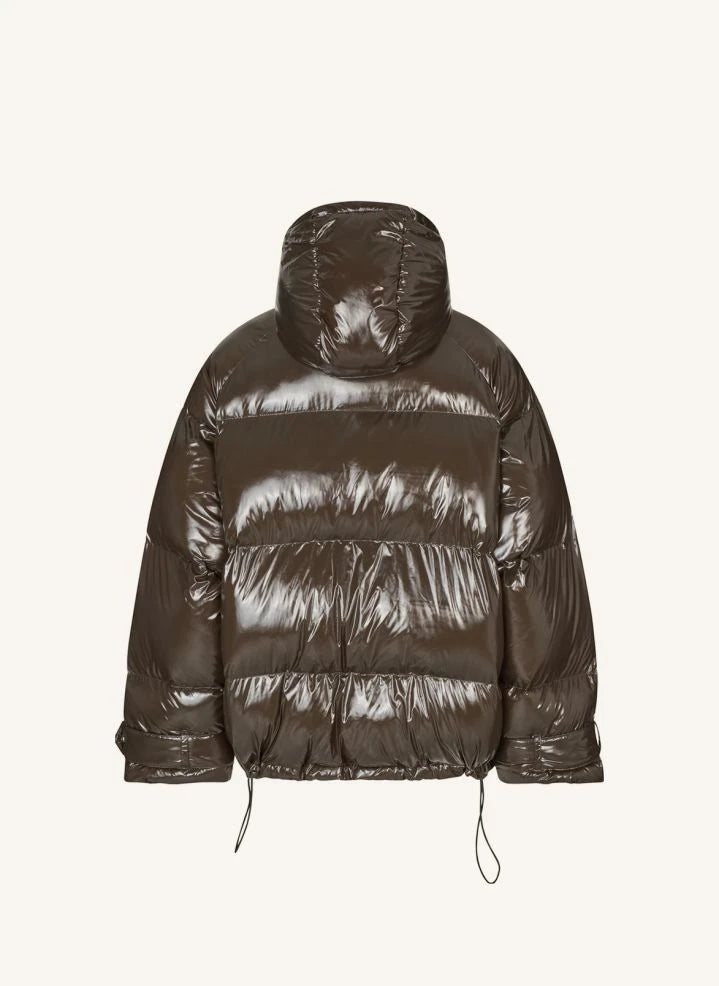 Lollys Laundry - Shelby Recycled Fiber-Filled Puffer Jacket | Brown