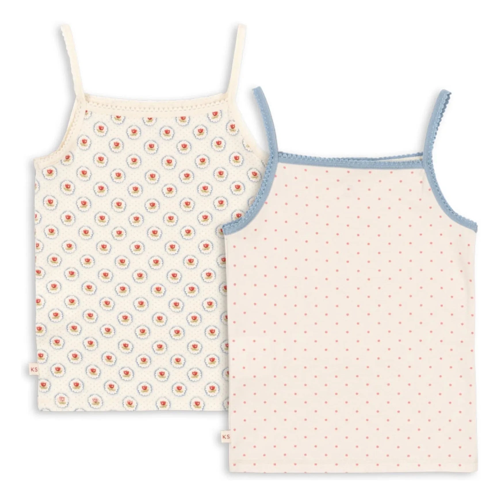 Konges Sløjd - Pack de 2 camisetas interiores de algodón orgánico | Crudo