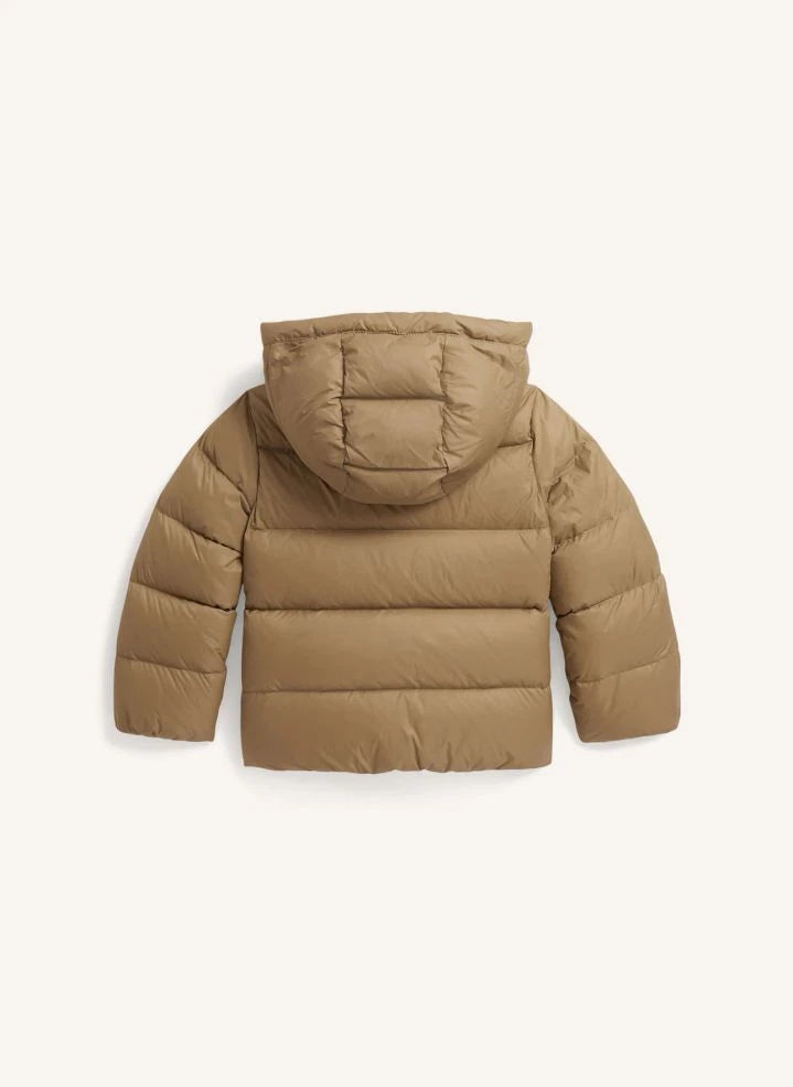 Ralph Lauren - Logo Kapüşonlu Ceket | Camel
