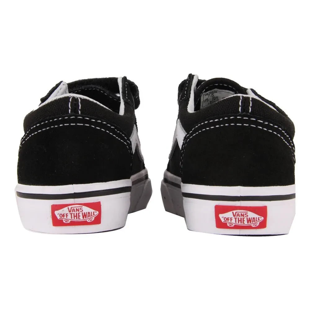Vans - Old Skool V Klettverschluss-Sneaker | Schwarz