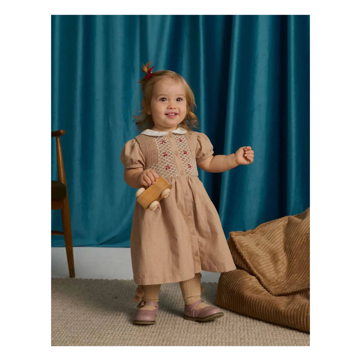 Gingersnaps - Vestido Fruncido Marjorie | Marrón
