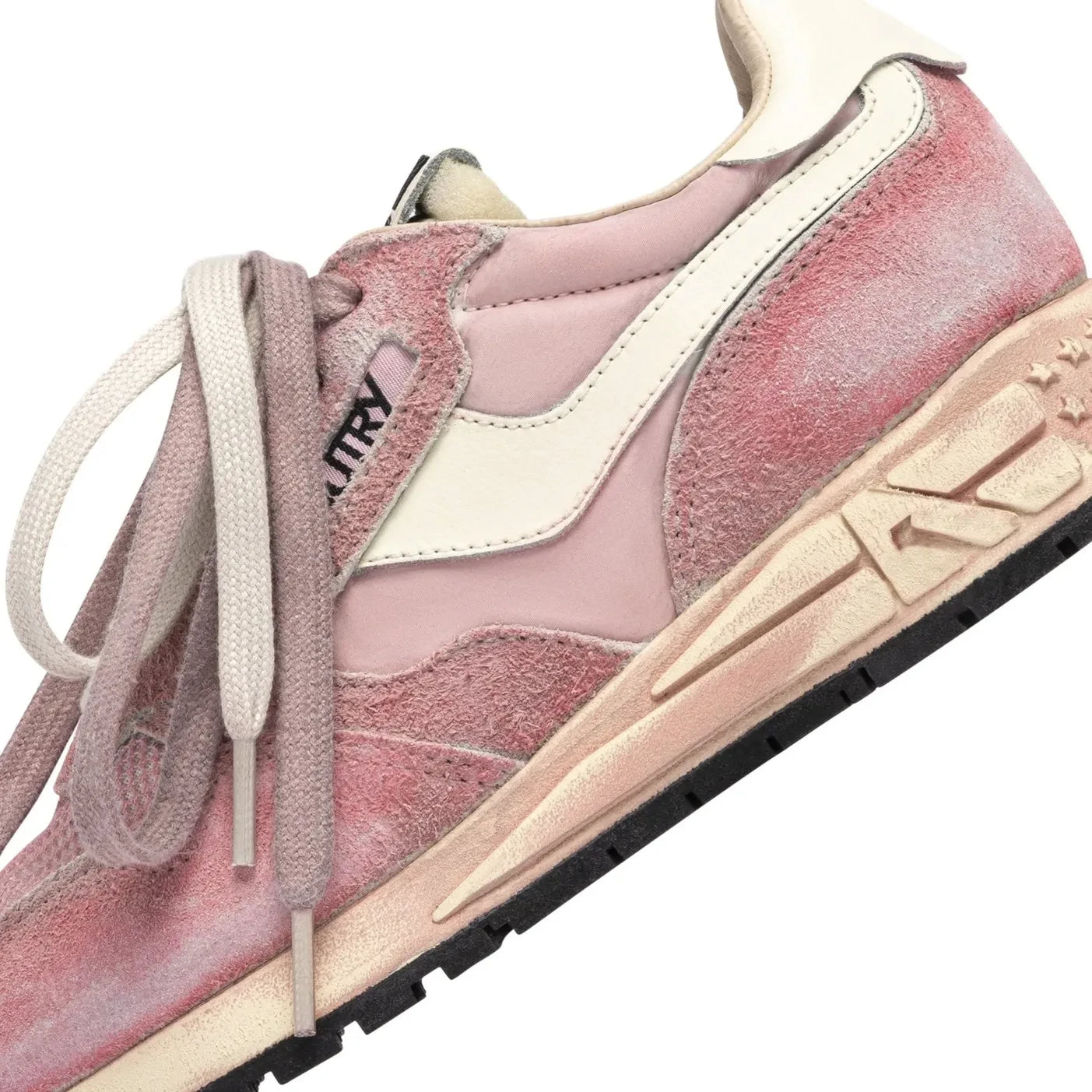 Autry - Reelwind Süper Vintage Düşük Spor Ayakkabılar | Pembe