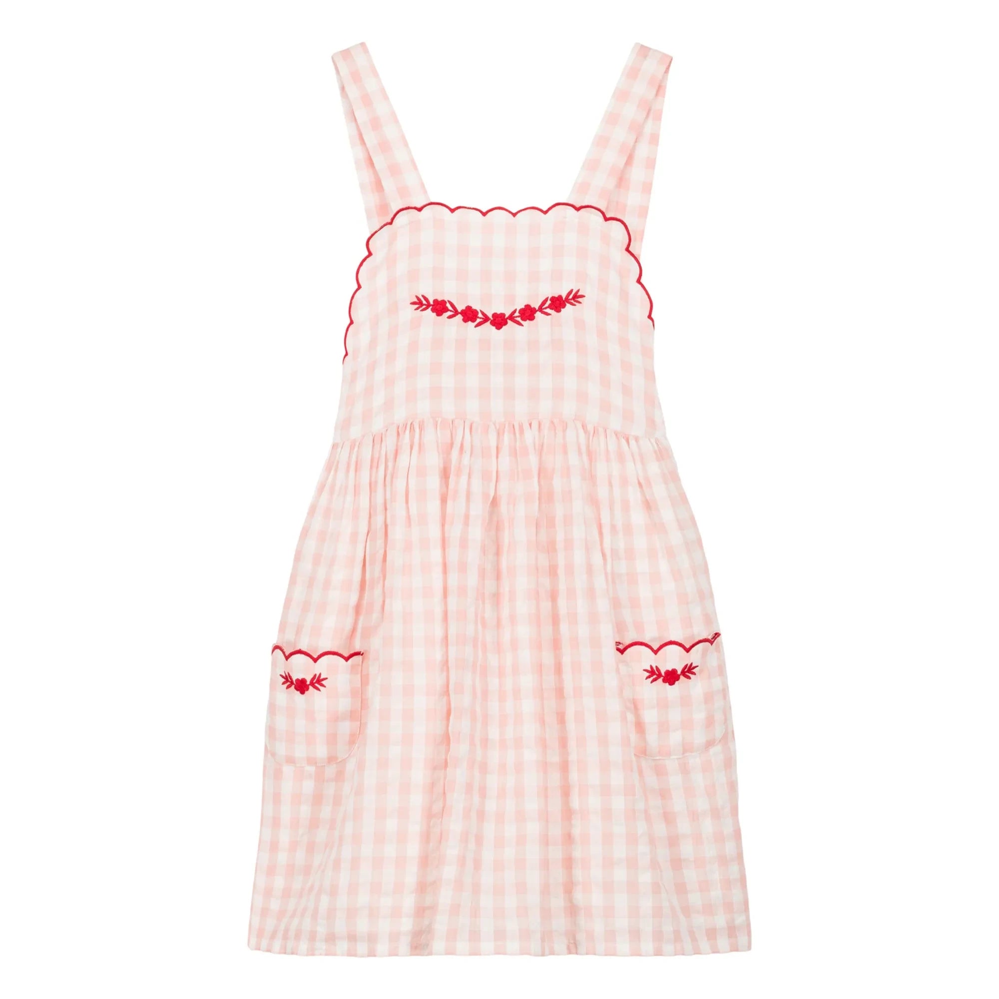Louis Louise - Marushka Vichy Elbise | Açık Pembe