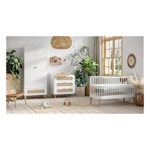 VOX - Paris Convertible Crib - 70 x 140 cm | White