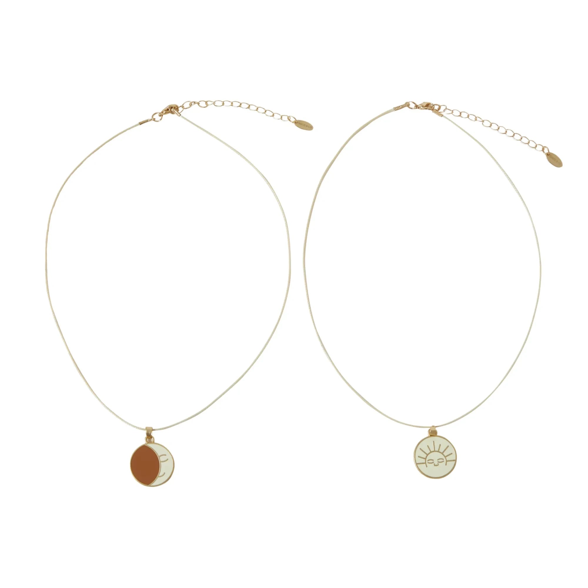 Grech & Co - Emaye Kolyeler | Bej