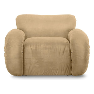 HKliving - Arc Samt-Loungesessel | Creme