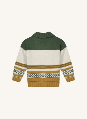 Bonton - Cardigan in pile | Khaki
