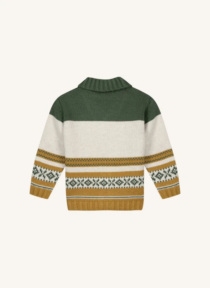 Bonton - Cardigan in pile | Khaki