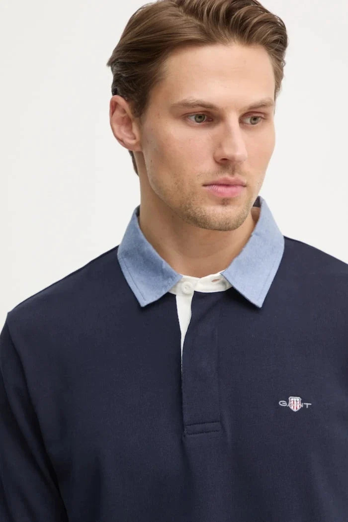 Blusa de algodón de manga larga Gant