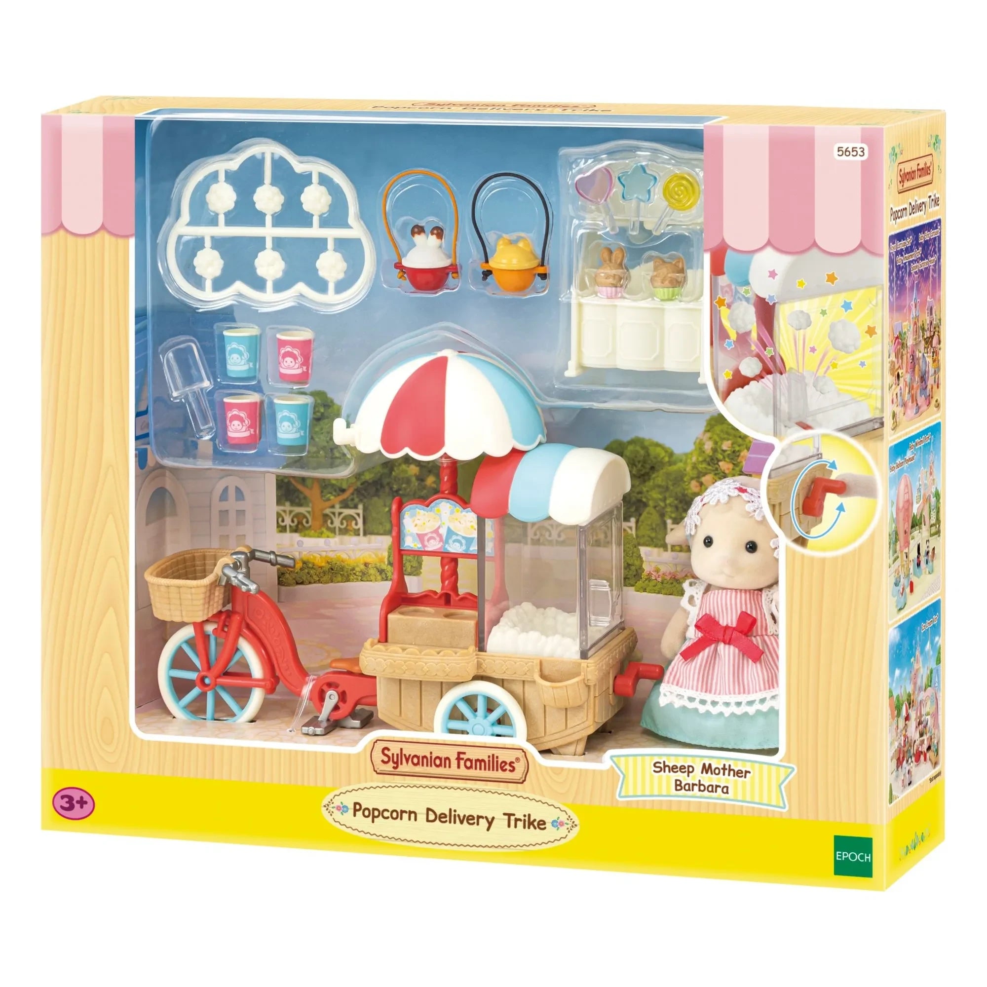 Sylvanian Families - Sheep Mother and Popcorn Stall