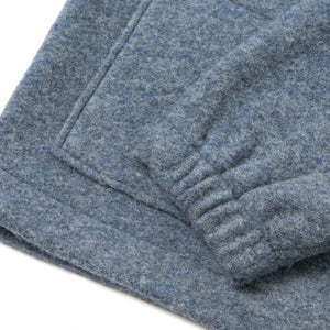 Universal Works - Rams Overshirt aus Wolle | Grau-Blau