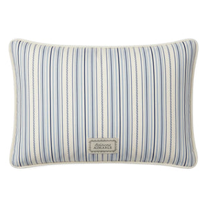 Editions Aimable - Camille embroidered frieze cushion | Ivory Gauze