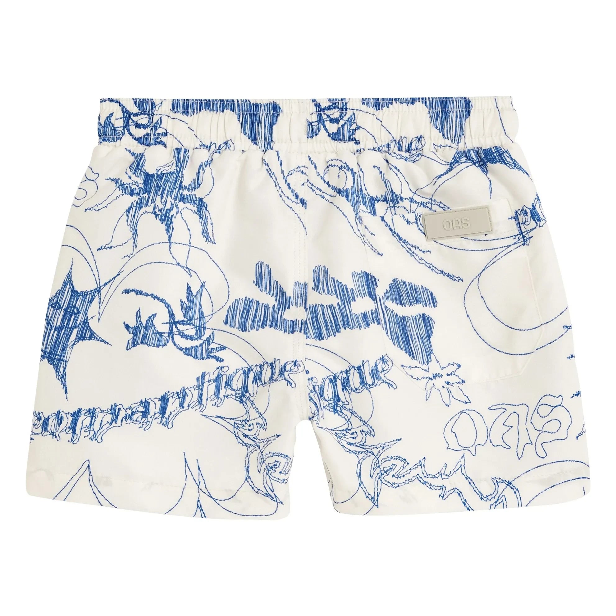 OAS – Romantische Badeshorts | Blau