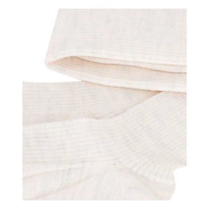 Petit Bateau - Leotardos de lana | Beige jaspeado