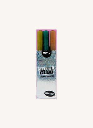 Omy - Marcadores de fieltro con brillo