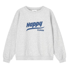 Cos I Said So - Happy Human Organic Cotton Sweatshirt | Heather Gray