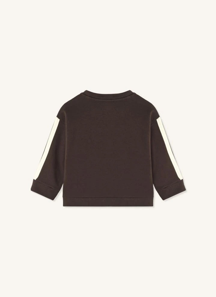Fliink - Alvin Sonbahar Organik Pamuklu Sweatshirt | Kahverengi