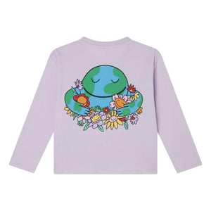 Stella McCartney Kids - Kalp Tişört | Lila