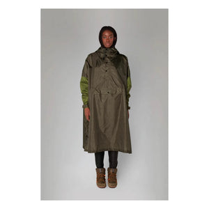 Rainkiss - Herringbone Raincoat Cape - Women's Collection | Brown