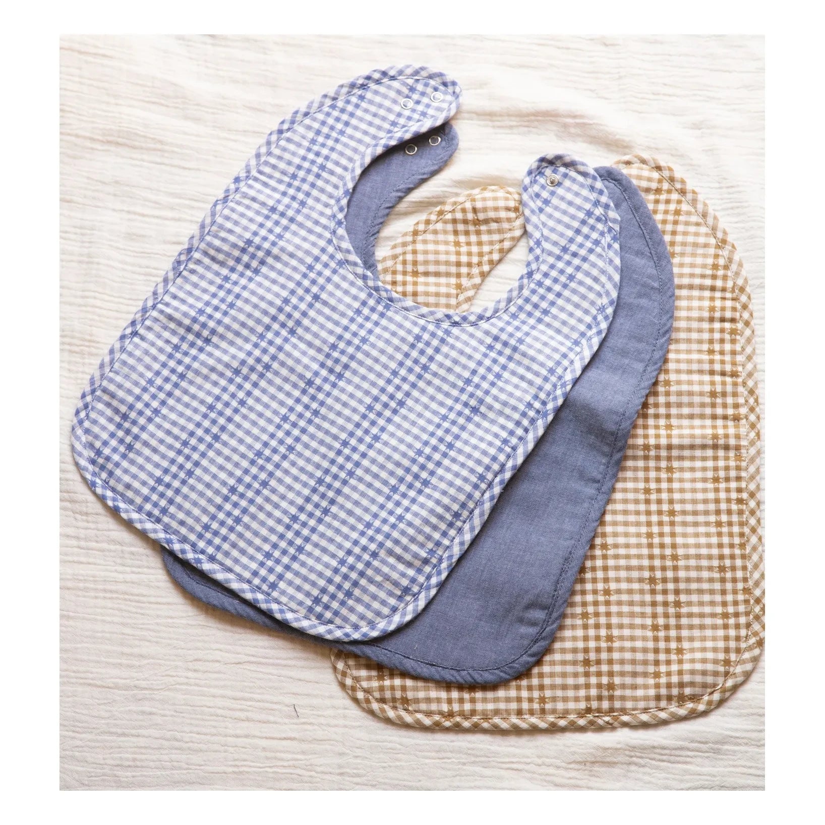 Editions Aimable - Bib Bertille | Blaues Chambray