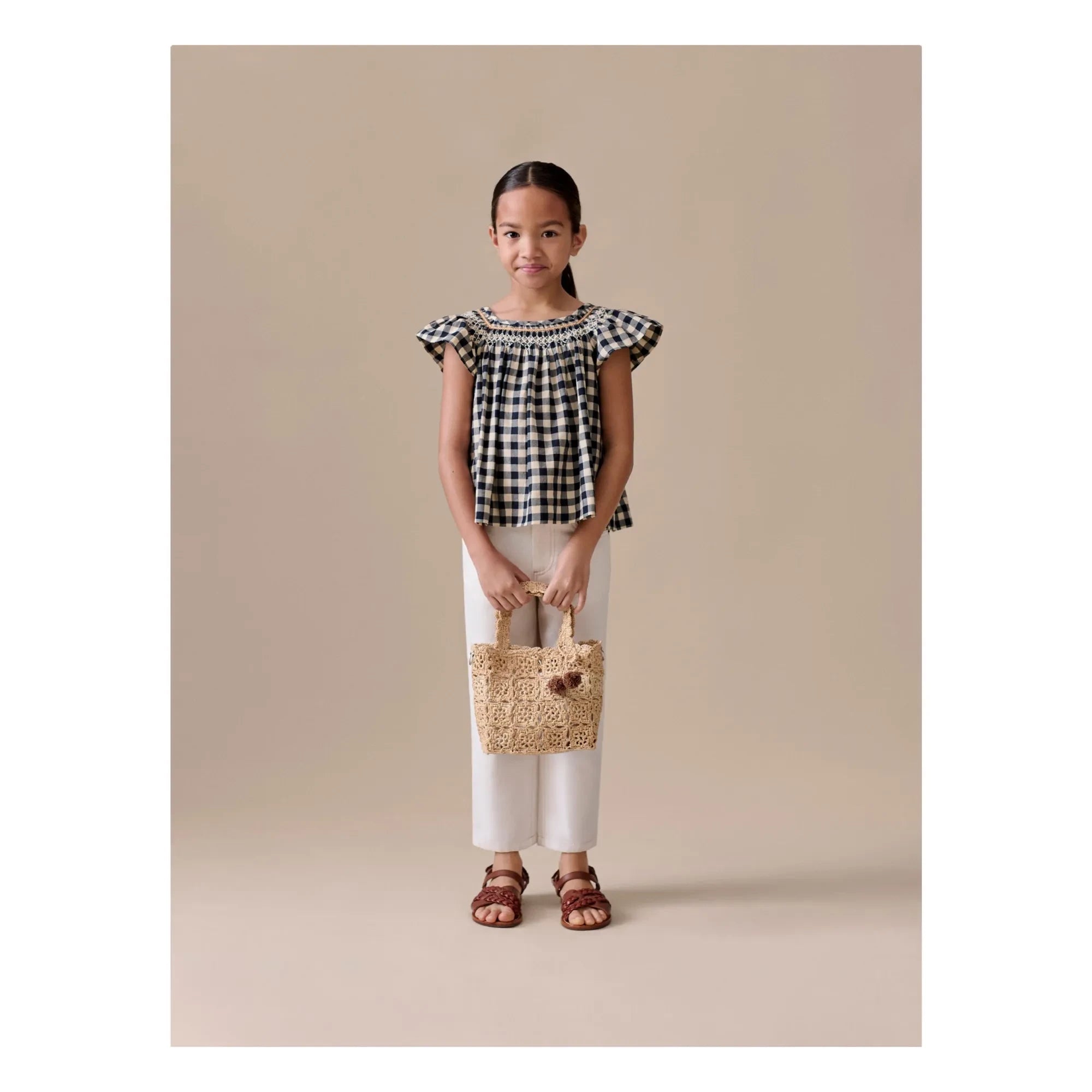 Bonpoint - Lito Raphia Tasche | Natur