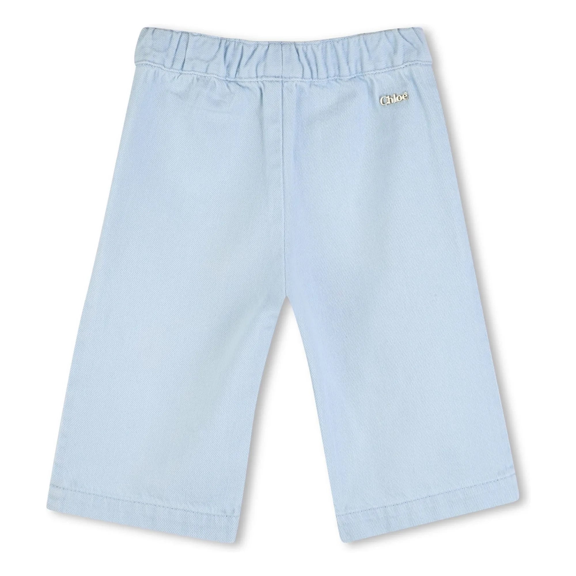 Chloé - Nakışlı Kot Pantolon | Mavi