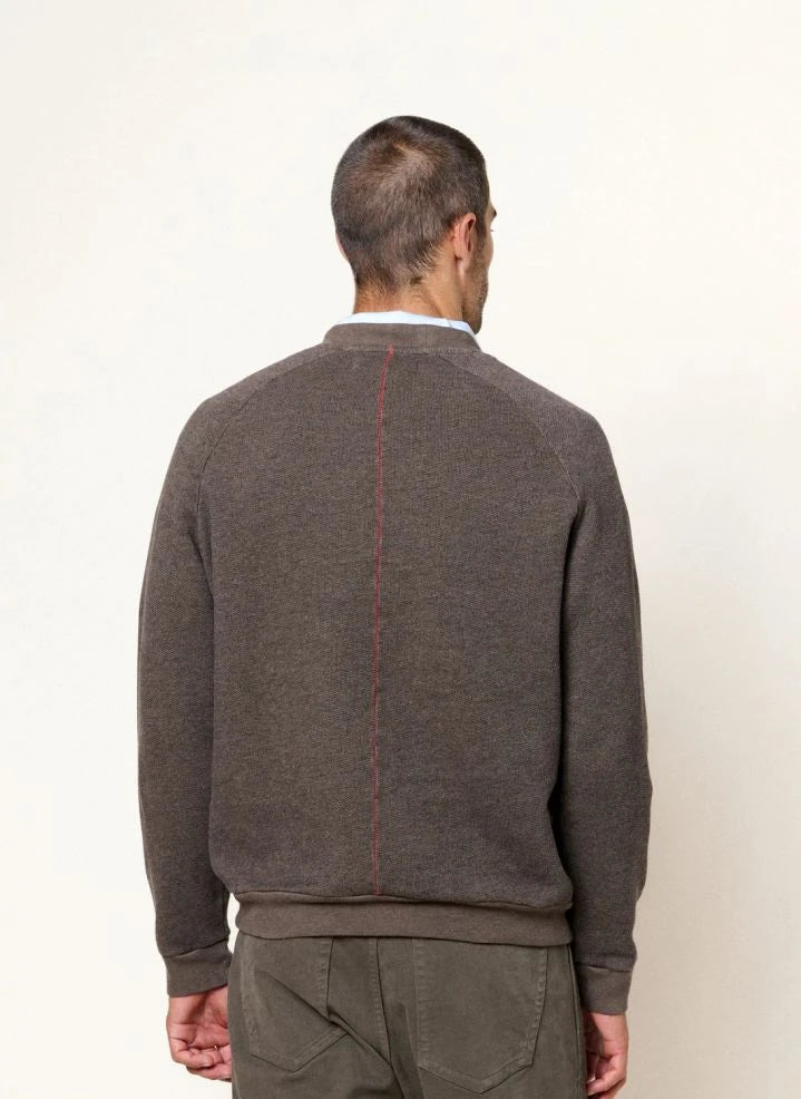 Homecore - Pamuklu Terry Sweatshirt | Koyu Bej