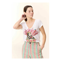 Leon & Harper - Tonton Madone Organik pamuklu T-shirt | Beyaz