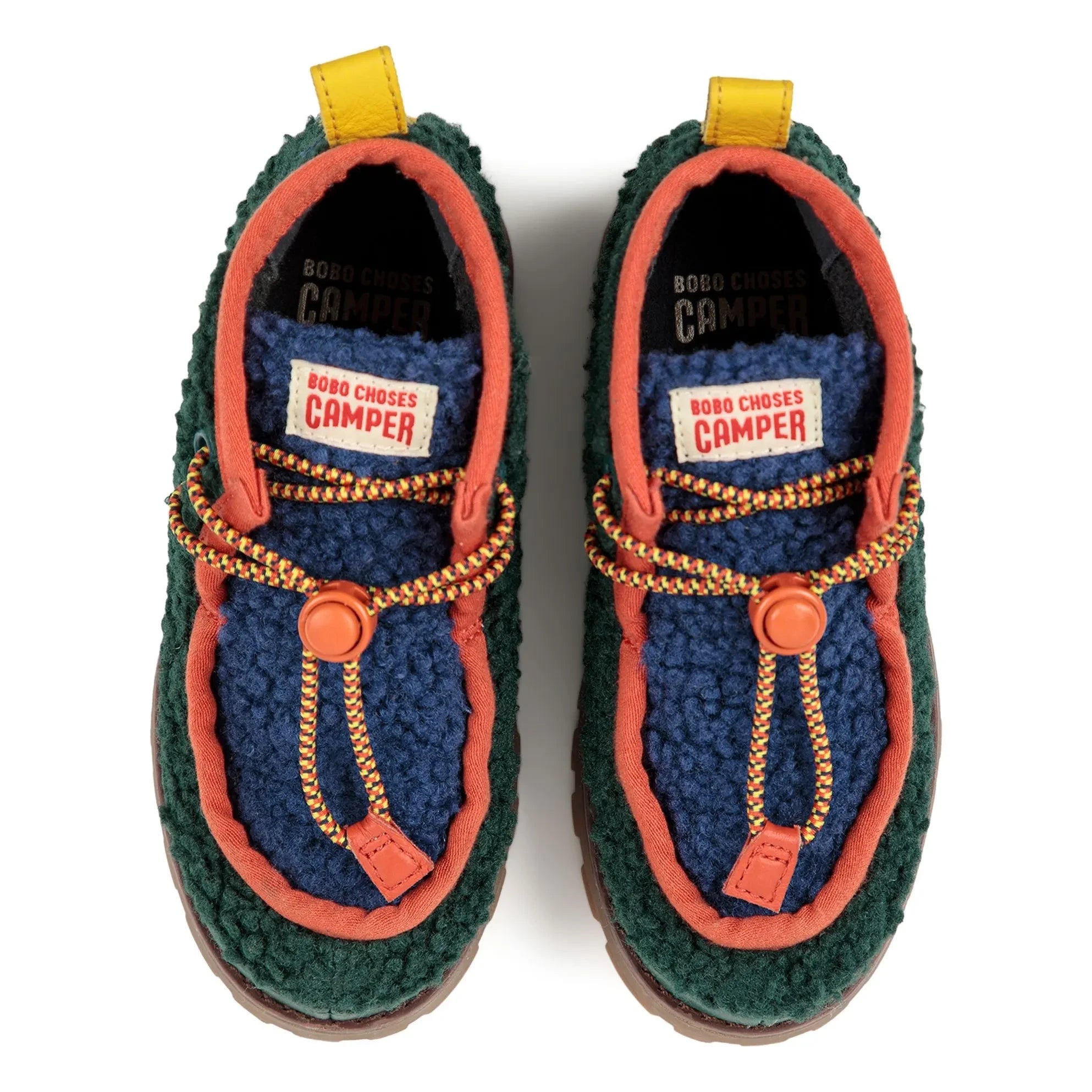 Bobo Choses - Wallabee Sherpa Derby Schuhe - Bobo Choses x Camper | Grün
