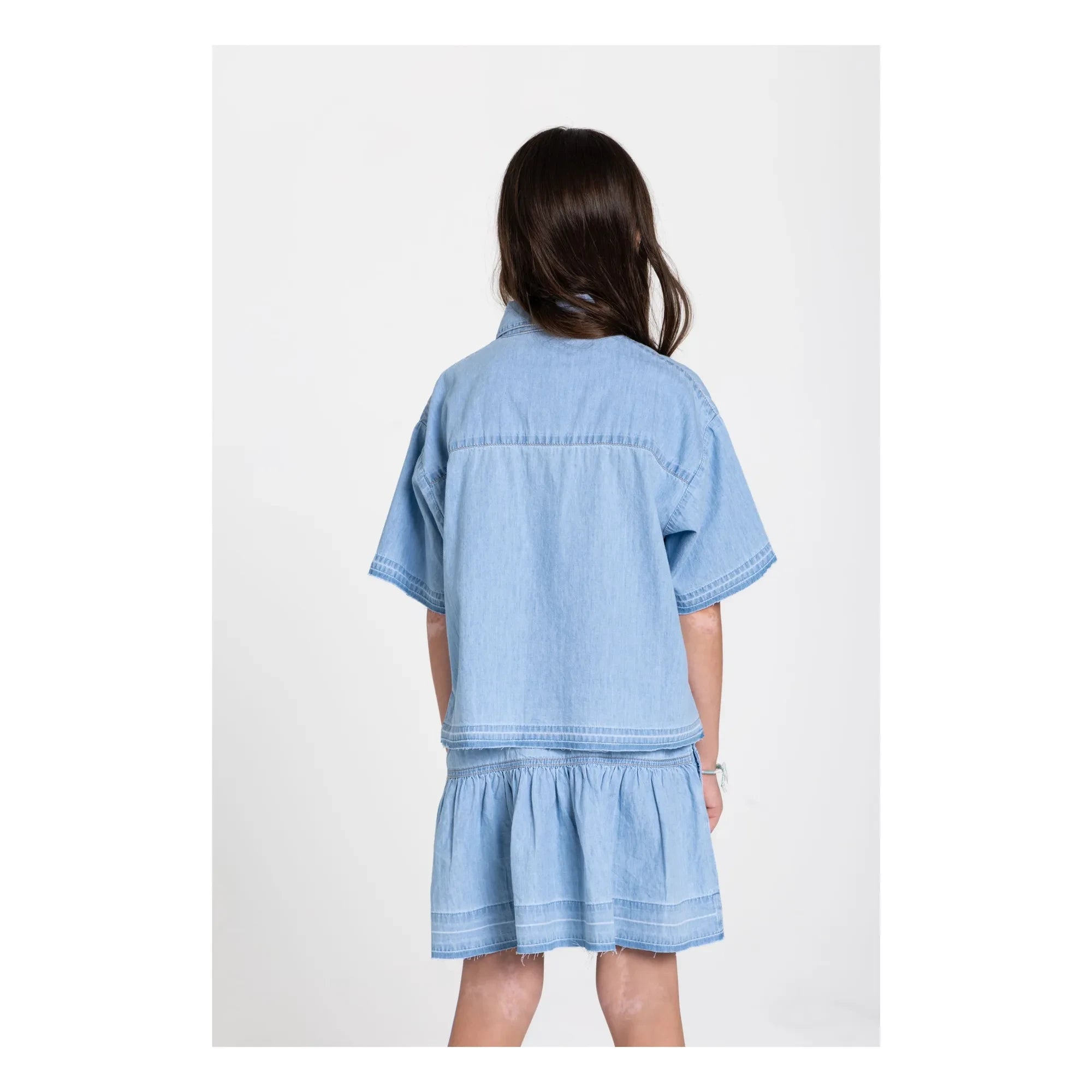 Hundred Pieces - Saskia Denim Gömlek | Mavi