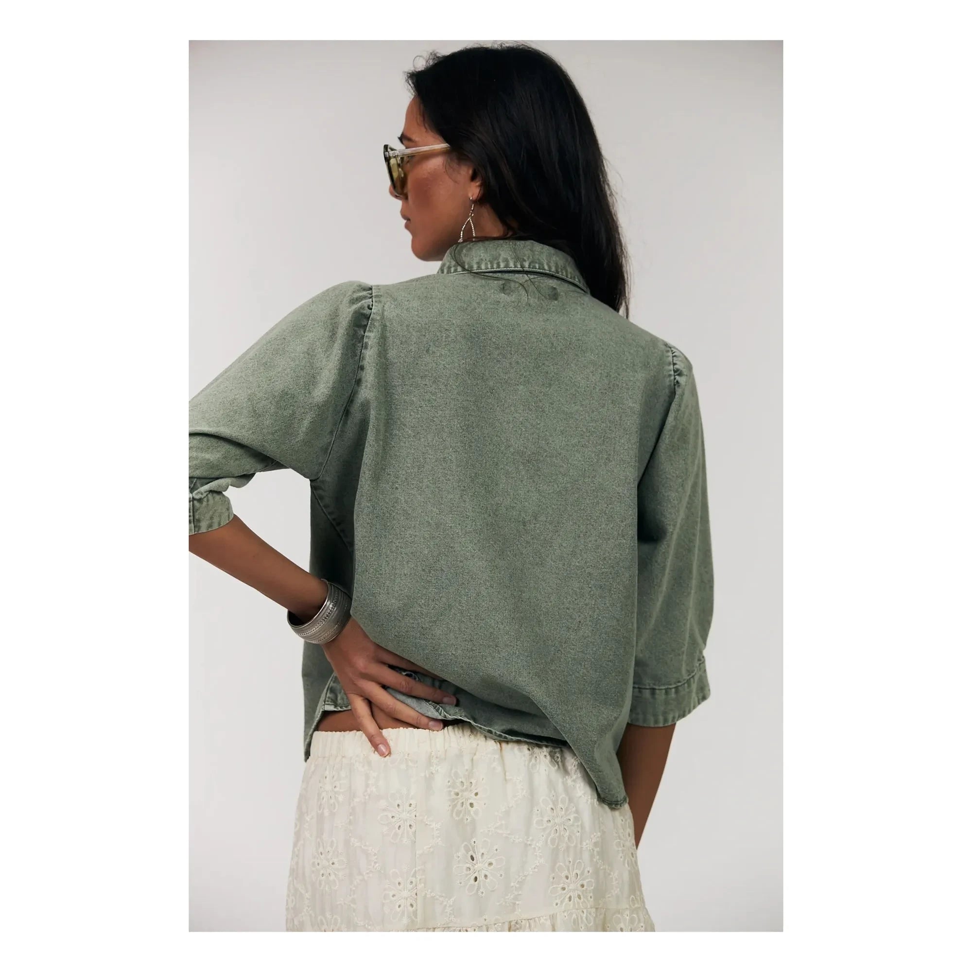 Lollys Laundry - Bono Baumwollhemd | Khaki