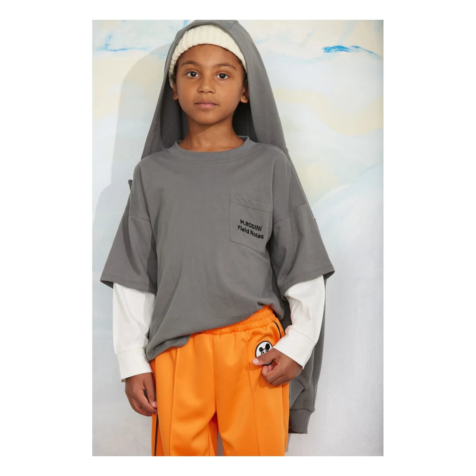 Mini Rodini - M.Rodini T-Shirt aus Bio-Baumwolle | Grau