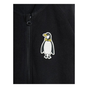 Mini Rodini - Penguins Jacke aus recycelten Fasern | Schwarz