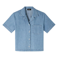 A.P.C. - Camisa Maeva de algodón orgánico | Azul claro
