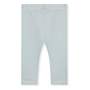 Gray Label - Mallas de bebé de algodón orgánico a rayas | Azul claro