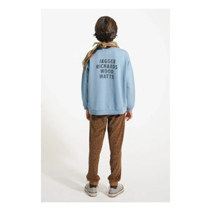 Piupiuchick - Rock Stars Organic Cotton Sweatshirt | Blue