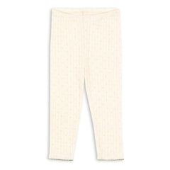 Konges Sløjd - Mallas de algodón orgánico Minnie Hearts | Crudo