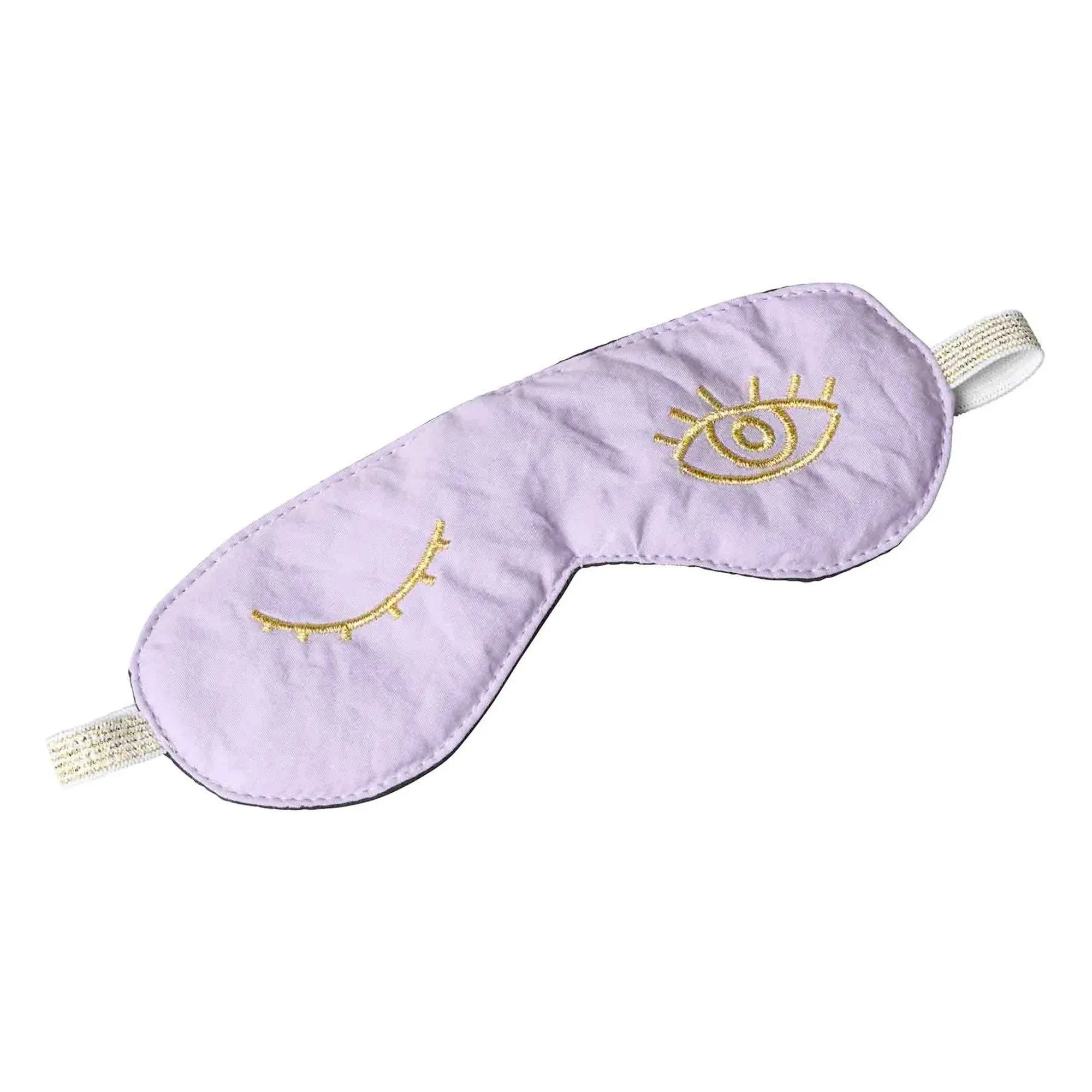 La cerise sur le gâteau - Eyes Bio-Baumwoll-Schlafmaske | Lila