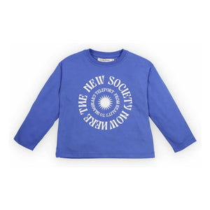 the new society - Camiseta de algodón orgánico Oscar | Morado
