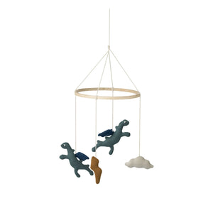 Liewood - Melissa Wood and Organic Cotton Mobile | Blue