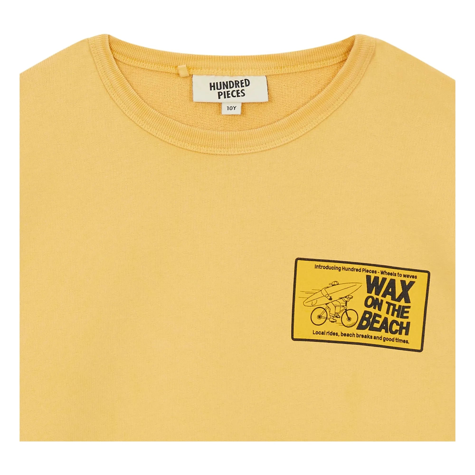 Hundred Pieces - Ryde Wax organic cotton sweatshirt | Mustard
