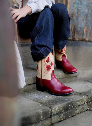 Bootstock - Bloom Cowboy-Stiefel | Rot