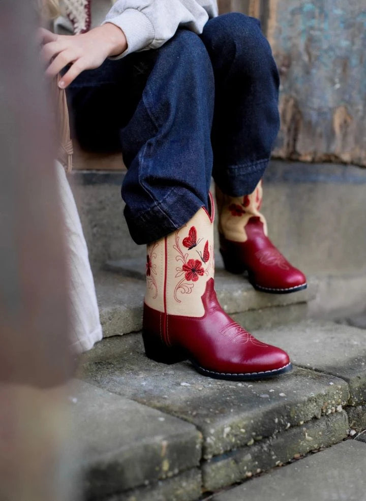 Bootstock - Bloom Cowboy-Stiefel | Rot