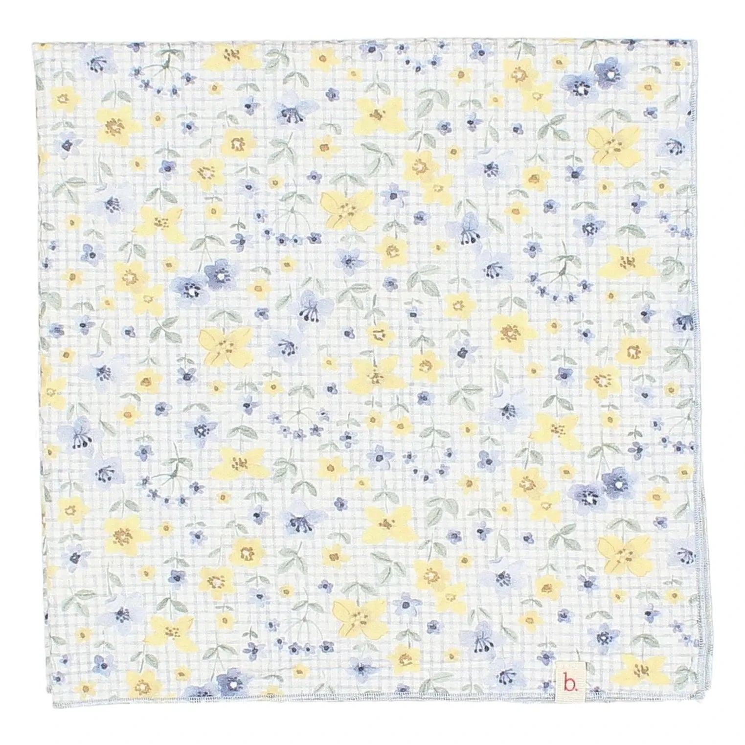 Búho - Halstuch mit Blumenmuster | Hellblau