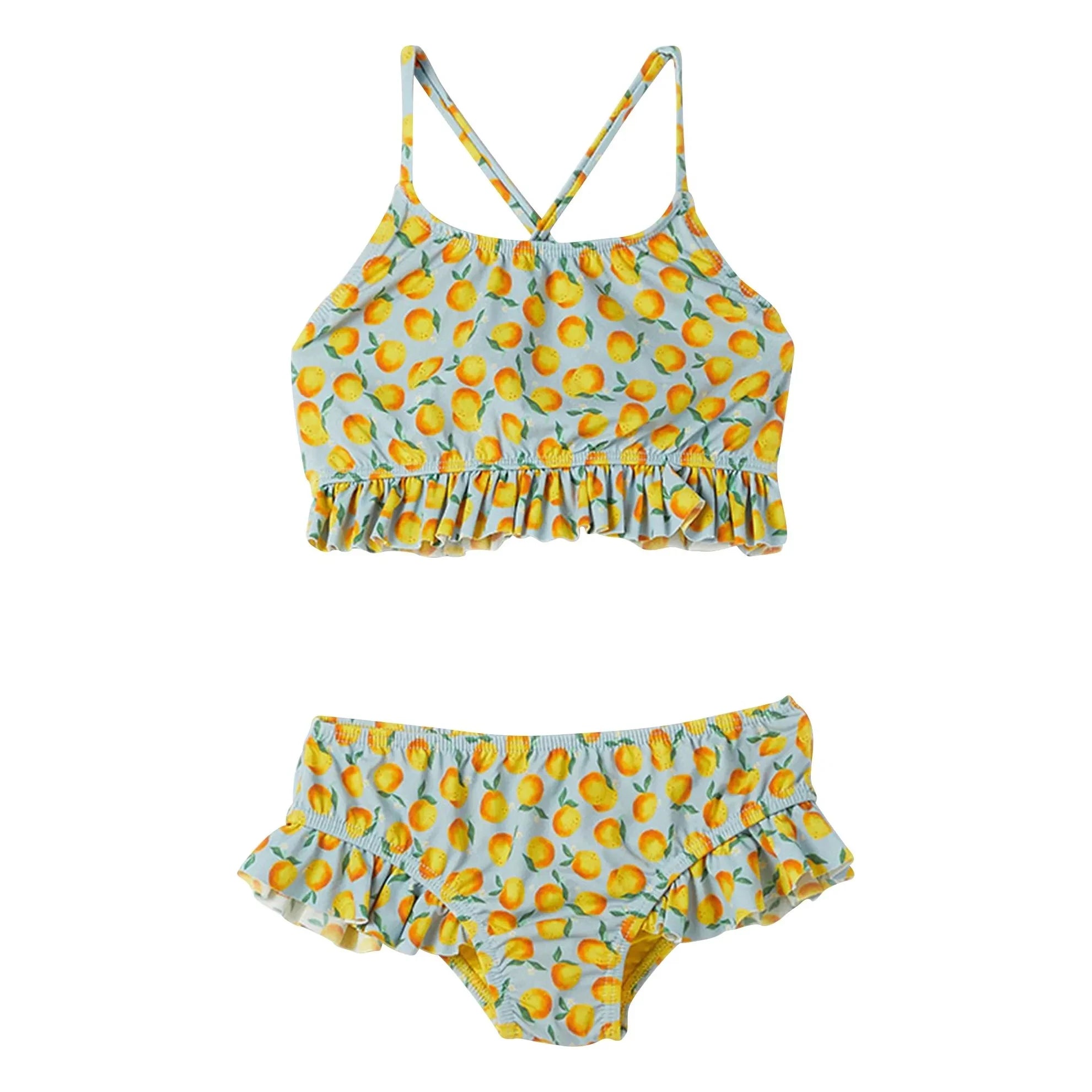 Fabula - 2 Parça Mayo Turuncu | Açık mavi