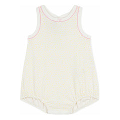 Petit Bateau – Schlafstrampler mit Punkten | Weiß